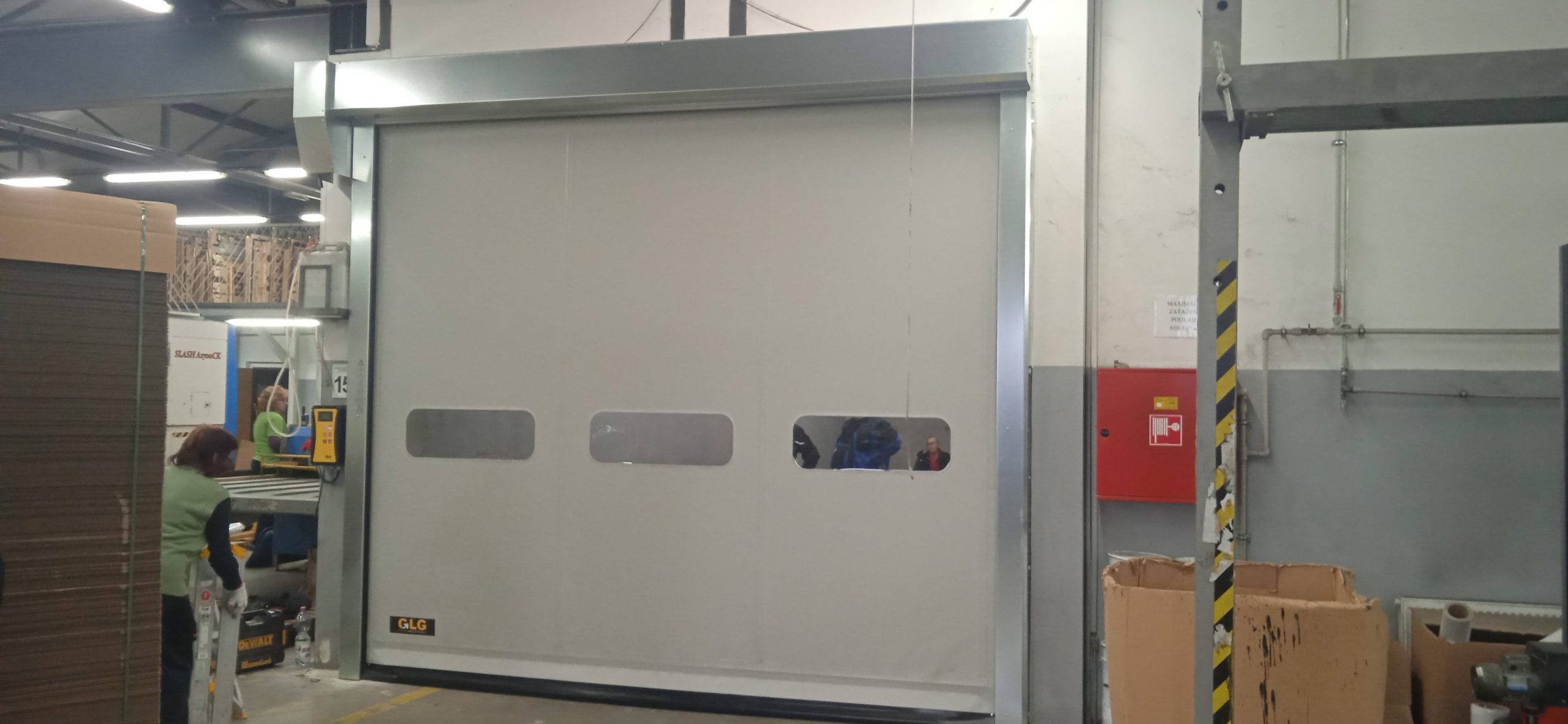 ROLLIZIP SM Basic, RAL 7038, 3500 × 3000 mm